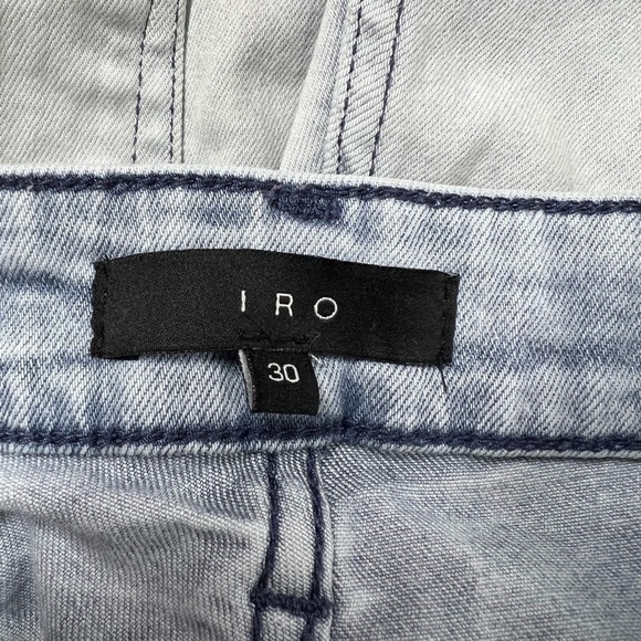 IRO Bleached Mid-Rise Skinny Jeans 30 - Picture 9 of 12